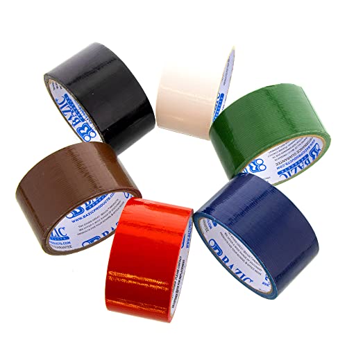 Image of BAZIC PRODUCTS White Duct Tape, 1.88 in x 60 Yd, 4-Pack | aggressive adhesive that tears by hand for repairs