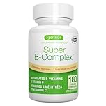 Igennus Super B-Complex - High Strength & Sustained Release Methylated B Vitamins, B12, B6, Methyl Folate & Vitamin C, For Women & Men, Flush-Free Niacin, Clean Label, 180 Vegan Tablets