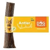 100% Natural Asta de Ciervo para Perro Cuerno Masticar Hueso Juguete, Juguetes para Perros, Mordedor Perro - XL