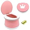 Portable Potty for Toddler Travel,Foldable Potty Seat Training Toilet for Kids,Travel Potty Chair for Camping,Outdoor…