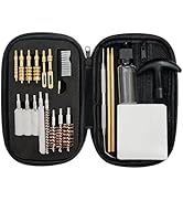 ELVO Gun Cleaning Kit 21 Piece Set Brass Components Cleaning Kit for .22,.357,.38,9mm .45 Caliber...