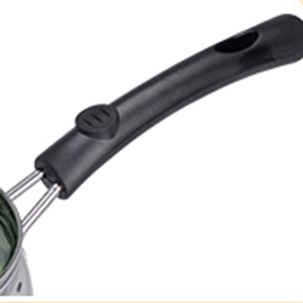 Pentola per Zuppa in Acciaio Inossidabile, Pentola per Il Latte, Pentola per Alimenti per Bambini, Pentola Antiaderente con Doppio Fondo (Dimensioni : 16 Cm) ()