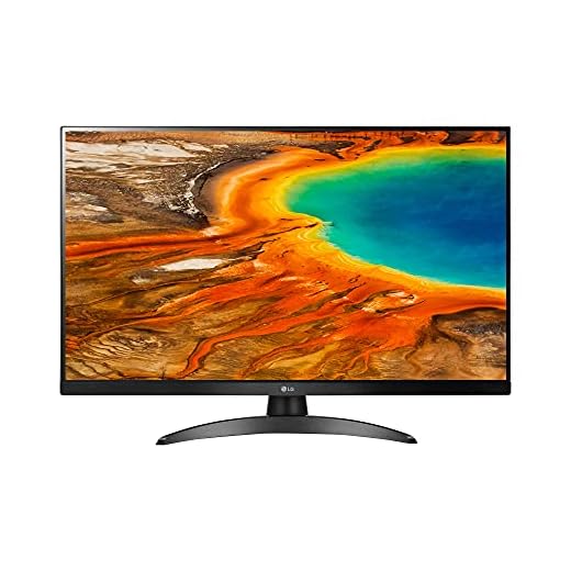 LG 27LP615B-PU 27” Inch Full HD (1920 x 1080) IPS TV / Monitor with Dual 5W Built-In Speakers, HDMI Input, Dolby Audio, Wall Mountable, Remote Control – Black (2021)