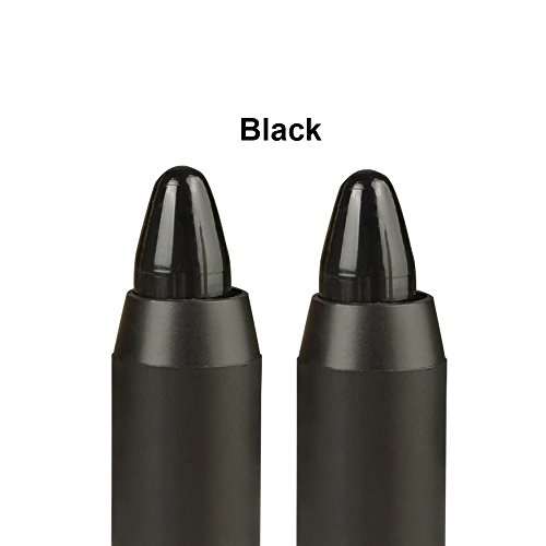 Professional Hair Chalk Temporary Hair Dye Non-Toxic Hair Color Crayon Cover White Hair Color Patch (2Packs-Black-Black) #TOP1