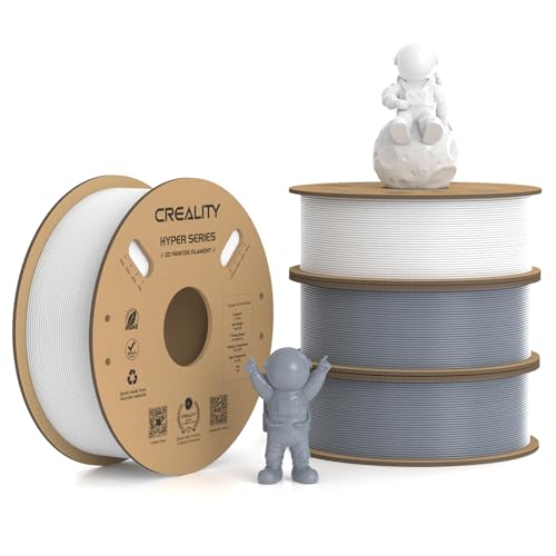 Creality Hyper PLA Filament 1.75mm, 30-600mm/s High Speed 3D Printer Filament, Dimensional Accuracy +/-0.02mm, Fit Most 