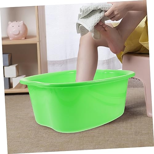 Spa de pies masajeador verde para uso en casa miniatura 3