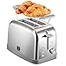 Produktbild Yabano Toaster 2 Scheiben, Toaster mit Brötchenaufsatz, 7 Einstellbare Bräunungsstufe + 3 Funktion, Breite Schlitze, Abnehmbare Krümelschublade, Retro, 900W