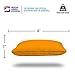 ACA Daily 66x Regulation Cornhole Bags Weather Resistant Resin Filled 6x6 Set of 4 Yellow