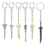 YBEATY 6Pcs Fantasy Sword Bookmarks Vintage Dagger Sword Pendant Bookmark Metal Hook Book Mark Tassel Metal Pendant Antique Bookmarks for Reading Women & Men Bookish Readers Novel Lovers