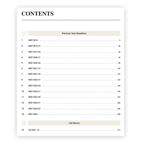Image of SciAstra (National Enterance Screening Test) NEST PYQ Book 2018-2025 | NEST Previous Year Question Papers with Detailed Written Solutions & In-Depth ... Exam Preparation | Solved Papers & Mock Tests
