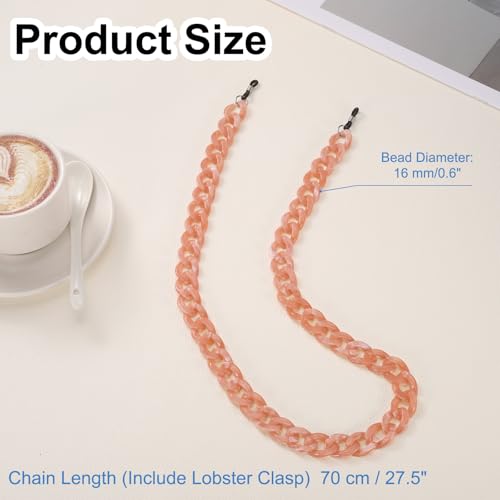 Image of uxcell Eyeglass Chains for Women, Acrylic Eyeglass Holder Chains Adjustable Sunglasses Lanyards Holder Chain for Glasses