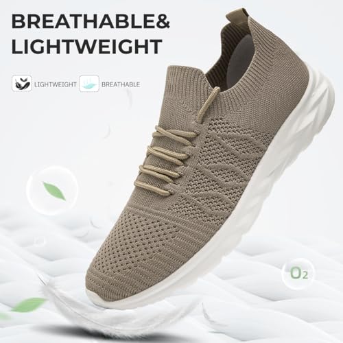 Men's Running Shoes Slip On Gym Tennis Sneakers Lightweight Non Slip Walking Shoes Breathable Comfortable Casual Fashion Mesh Footwear2