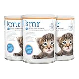 Pet-Ag KMR Kitten Milk Replacer Powder - 12 oz, Pack of 3 - Powdered Kitten Formula with Prebiotics, Probiotics & Vitamins for Kittens Newborn to Six Weeks Old - Easy to Digest