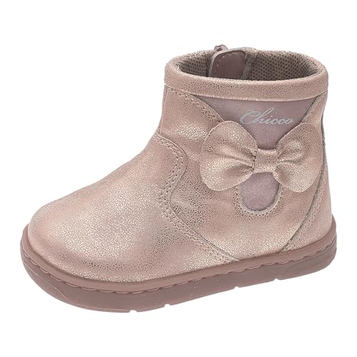 Chicco, Stivali Bambina con Zip Laterale, Stivaletti Bimba Caldi, Comodi, Leggeri e Traspiranti, Tronchetti Ideali per Autunno e Inverno, Scarpe Bambina, Designed in Italy