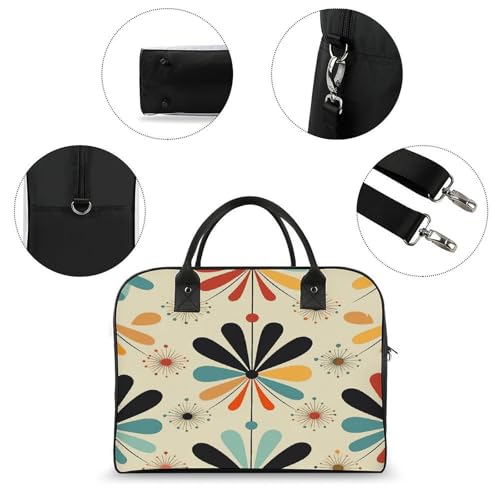 Bolso Retro Moderno Tote de Nylon con Correa Ajustable miniatura 6