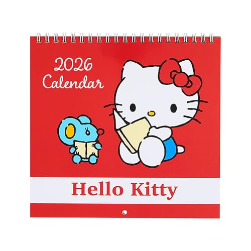 Sanrio 622443 Hello Kitty Wall Calendar, M, 2026