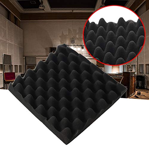 DOSIA 25 x 25 x 5 cm Isolamento de Som Espuma Egg Crate Estúdio Espuma Acústica Isolamento Som Trata