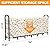 GREENER 8FT Firewood Rack with Cover & 600D Oxford Fabric Waterproof Wood Rack Cover Black & Gray