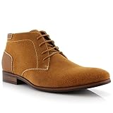 Ferro Aldo Raymond Men's Suede Chukka Boot | Casual Lace-up Ankle Boot for Dress & Business | MFA806031 | in Honey Beige Suede, Size 12