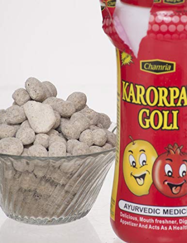 Image of CHAMRIA KARORPATI GOLI (ANARDANA GOLI) 200g + HING VATI 200g (2 PACKS OF CHURAN /PACHAK)