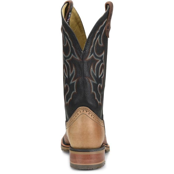 DOUBLE-H 12" Grissom Square Toe Western Boots for Men - Interior Pocket, with Texon Board Insole and Oil- and Slip-Resistant Outsole, Made in USA4