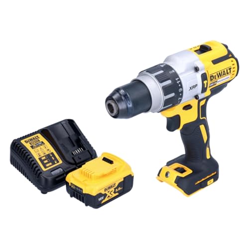 Dewalt DCD996N - Taladro combinado sin escobillas (8 V, 1 batería DCB184 de 5,0 Ah + cargador DCB115, 18 V)