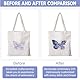 Sticken Set für Erwachsene und Anfänger - Canvas Tote Bag Stickset mit Tasche, Werkzeug und Anleitung - DIY Set für Stickereiliebhaber