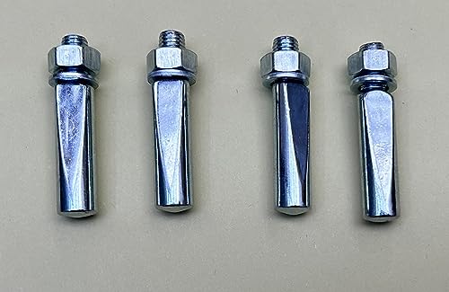2x Fahrrad-Kurbelstifte (Cotter Pins) – 9,5mm (3/8"), Aus Stahl, Silber, Für Raleigh & Andere 2x Fahrrad-Kurbelstifte (Cotter Pins) – 9,5mm (3/8"), Aus Stahl, Silber, Für Raleigh & Andere