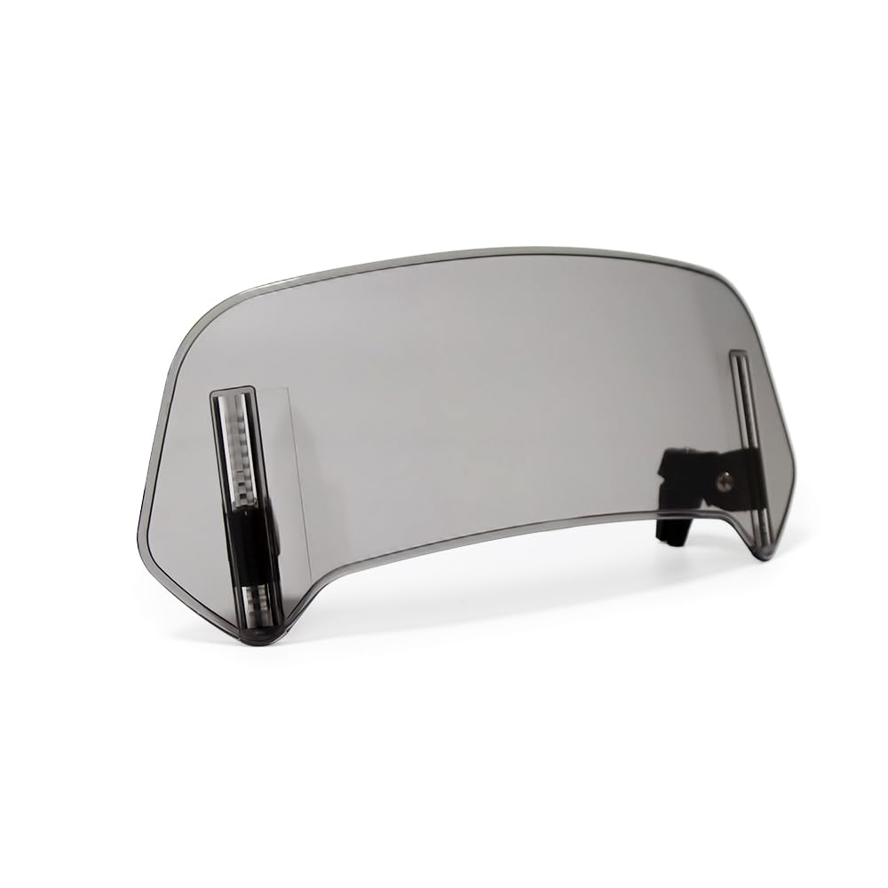 ZIRTUS Motorcycle Windscreen Extension for BMW F900XR F900R F 900XR F900 R XR, Adjustable Clip-on Motorcycle Windscreen Wind Deflector Motorcycle Wind Screen Windshield Spoiler,Gray-360mm