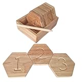 Bambeani Number Tracing | Double Sided Wooden Montessori Math & Counting Toy | Toddler Sensory Play...