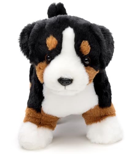 Uni-Toys - Berner Sennenhund, stehend - Ohne Leine - 29 cm (Länge) - Plüsch-Hund - Plüschtier, Kuscheltier
