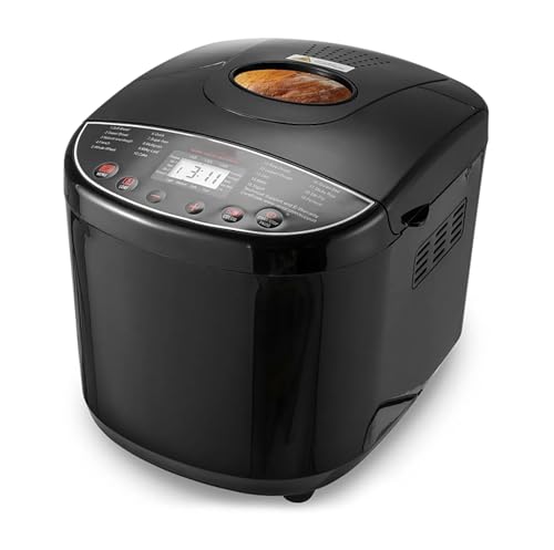 Bread Maker, 19-in-1 2LB Dough Machine, Nonstick Ceramic Pan Automatic Breadmaker with Gluten Free...