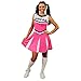 Produktbild ILOVEFANCYDRESS I Love Fancy Dress ilfd4059 X XL Damen Cheerleader Fancy Kleid Kostüm mit Squad Print und Faltenrock (2 x große)
