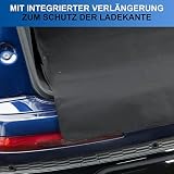 WhizProducts® Basic Kofferraumschutz Hund – wasserdichte Auto Hundedecke mit Seitenschutz – Robuste Kofferraum Schutzmatte für Reise & Transport für Hunde