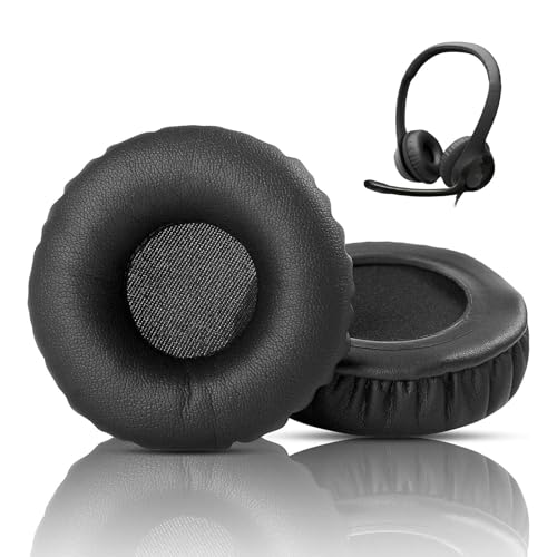 H391 Earpads Cushion Replacement for Logitech H390/H391/H600/H609/H760 Headphones Ear Cushions with Protein Leather and Memory Foam miniatura 1