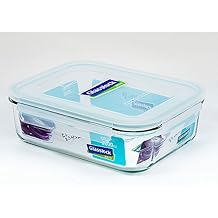 Glasslock Airtight Break Resistant Glass Kitchen Food Storage Container, Lunch Box, Microwave Safe, 2000ml