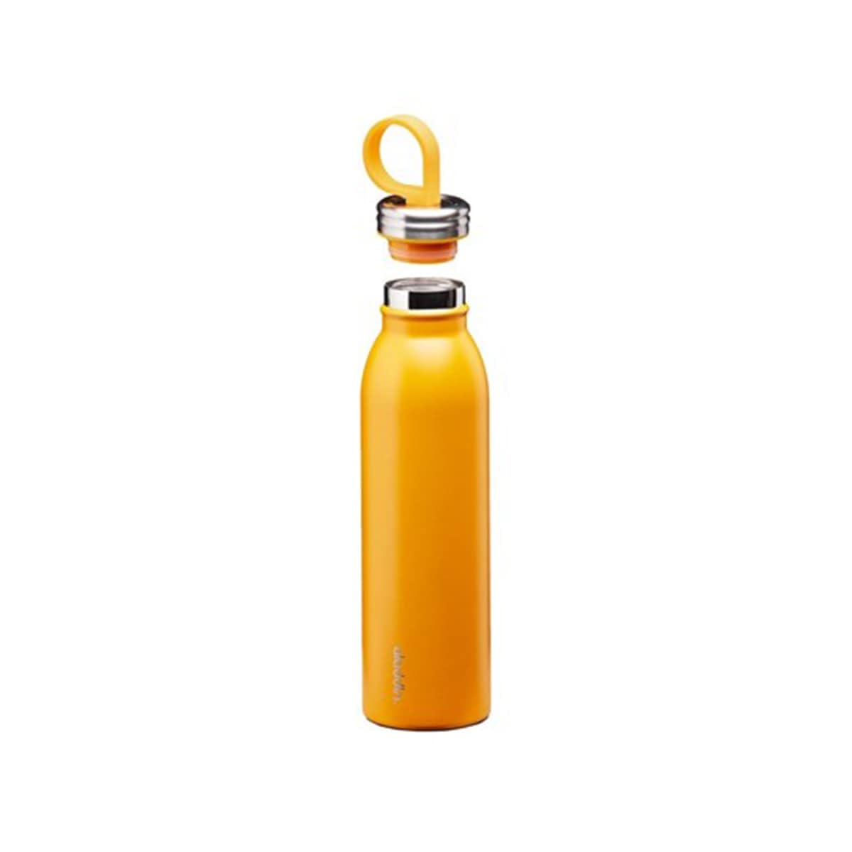 Aladdin Chilled Colour Thermavac Trinkflasche Edelstahl 0.55L Yellow – Thermosflasche Hält 9 Stunden Kalt - Doppelwandige Vakuumisolierung - Wasserflasche BPA-Frei - Spülmaschinenfest | Isolierflasche, gelb, für Fahrrad und Auto, BPA-frei, rostfrei, ausla