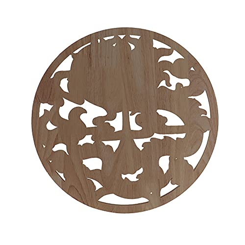 Decoración para puertas LVTFCO con relieve de madera de dragón oriental 6