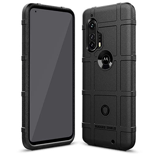 Sucnakp for Moto Edge Plus Case Moto Edge+ Case Heavy Duty Shock Absorption Phone Cases Impact Resistant Protective Cover（New Black）