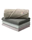 [ aso ] ミニバスタオル 今治タオル 4枚セット 中厚 40×100cm 綿100% 日本製 moffin モフィン 4枚セット 柄なしアソート cy-mf319-mb4-a-as