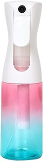 Continous Spray Water Bottle Refillable Reusable Skin Fine Mist Sprayer Handheld Dispenser Beauty Stylists Personal Supplies, Gradient Color - 200ml
