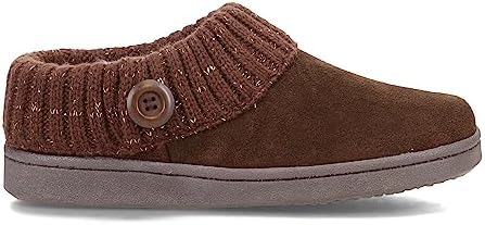Clarks Women's, Sweater Collar Slipper BROWN GOLD 7 M | Image 1