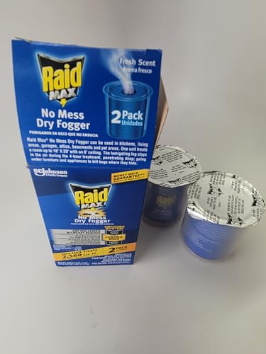 Sc Johnson 03276 Raid Max No Mess Dry Fogger Roaches Bugs Ants Beetles Crickets Flies Mosquitoes Ticks Waterbugs  thumb #4