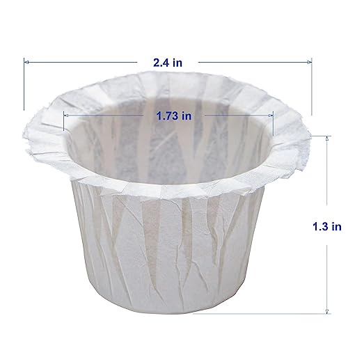 Image of Irmidi 300 Count Disposable Kcup Filters with 2 Pack Reusable Coffee Pods for Keurig 2.0 and 1.0 Coffee Makers
