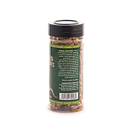 image for Fluker's Freeze Dried Grasshoppers, Nutrient-Packed, Ideal for Lizards