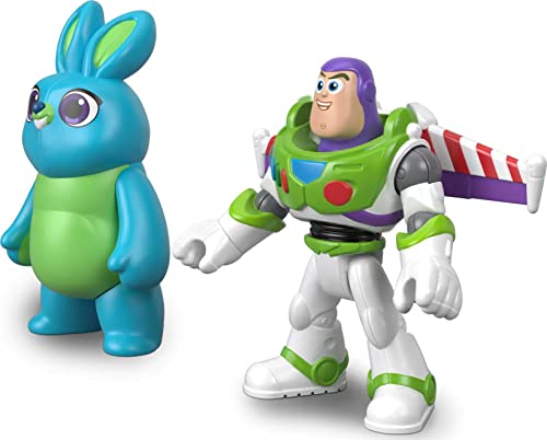 Imaginext Toy Story Figurines Buzz Lightyear Et Bunny Mattel Gbg91 - vue 5
