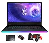 MSI Raider GE66-15 Gaming & Entertainment Laptop (Intel i7-12700H 14-Core, 64GB DDR5 4800MHz RAM, 2x8TB PCIe SSD RAID 0 (16TB), GeForce RTX 3080 Ti, Win 11 Pro) with Loot Box, Clutch GM08, Pad