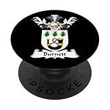Burnett Coat of Arms - Family Crest PopSockets Swappable PopGrip