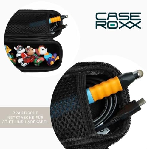 Caseroxx Custodia Protettiva In EVA Per Penna E Figure Edurino – Colore Lilla – Resistente A Urti E Graffi - 5
