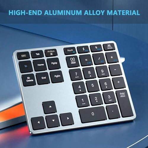 Teclado numérico Bluetooth portátil para trabajar con comodidad en portátiles y PC 6